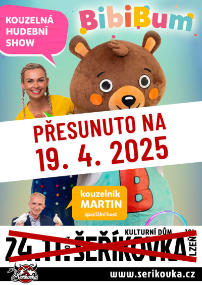 24.11. 2024 / Kouzelná hudební show s BibiBum a Baxíkem!