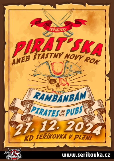 27.12. 2024 / PIRÁT´SKA PARTY - Pirates of the Pubs + Rambanbám