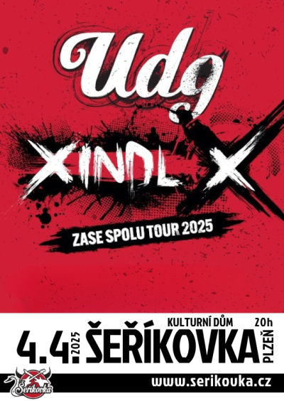 04.04. 2025 / UDG + Xindl X – Zase spolu tour 2025