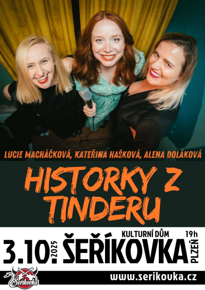 3.10. / 2025 Historky z Tinderu (comedy show)